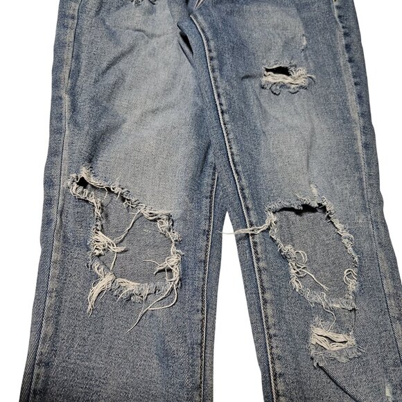 Pacsun Mom Jeans Womens Size 25 Mid Rise Light Wash Denim Pants - Picture 3 of 8